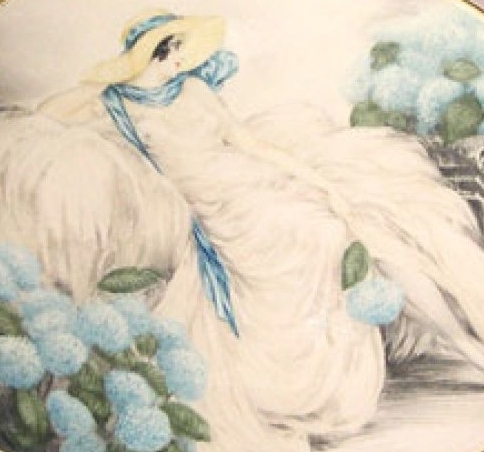 ルイ・イカールの絵画作品　タイトルは、紫陽花　 Hydrangeas